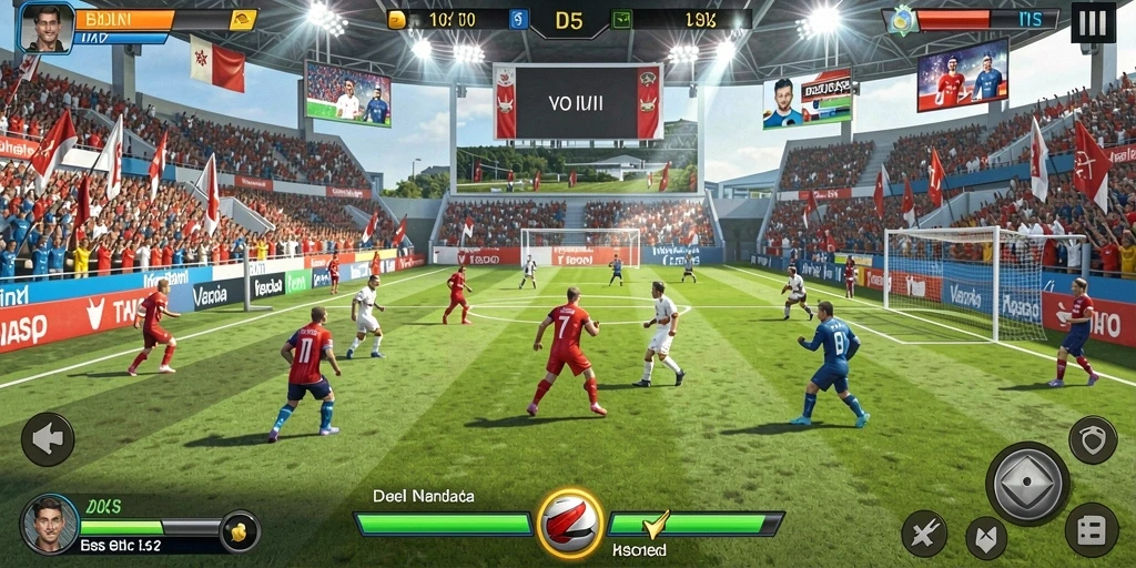 Menampilkan karakter utama dalam misi pertama.