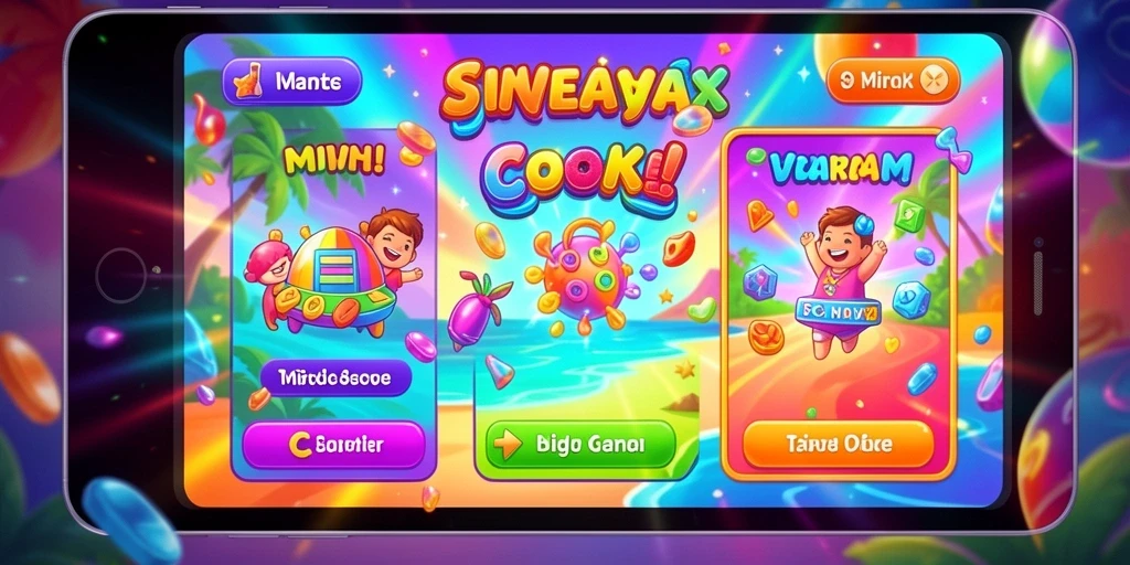 Tampilan antarmuka HIBIKIWIN yang menarik.