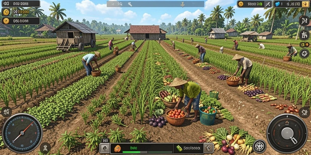Tampilkan aksi seru dalam mengumpulkan kerang.