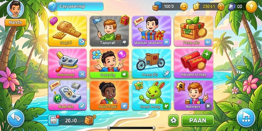Tampilan antarmuka yang menarik dan user-friendly.