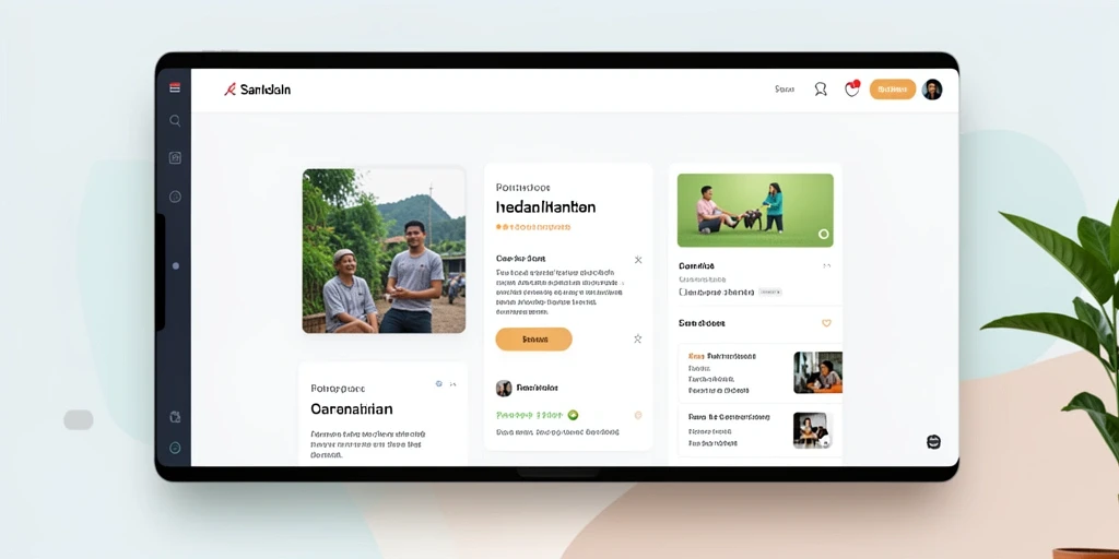 Tampilan antarmuka yang user-friendly.