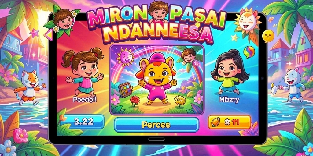 Tampilan awal permainan yang menarik dengan grafis berkualitas.