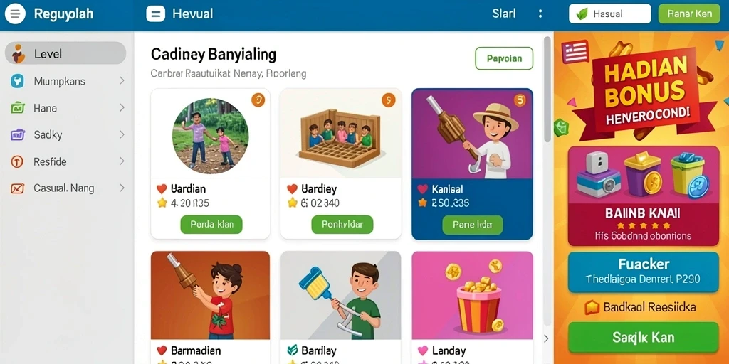 Tampilan antarmuka yang menarik dan intuitif.