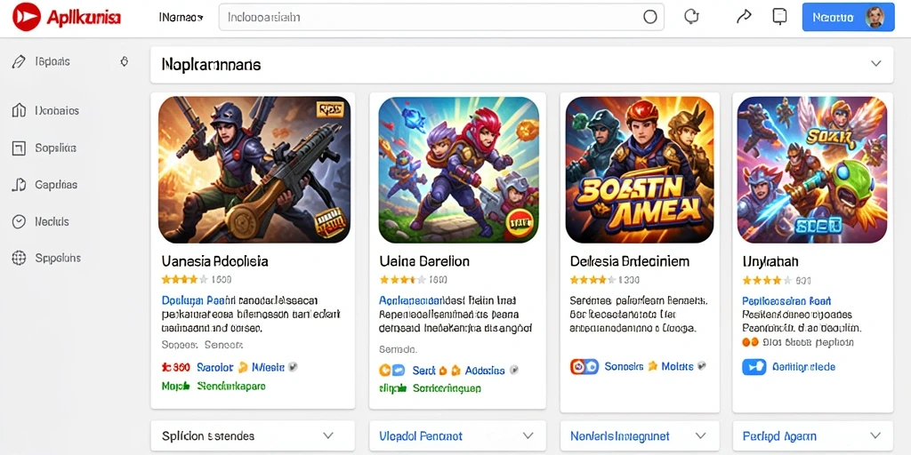 Tampilan antarmuka aplikasi yang menarik dan modern.