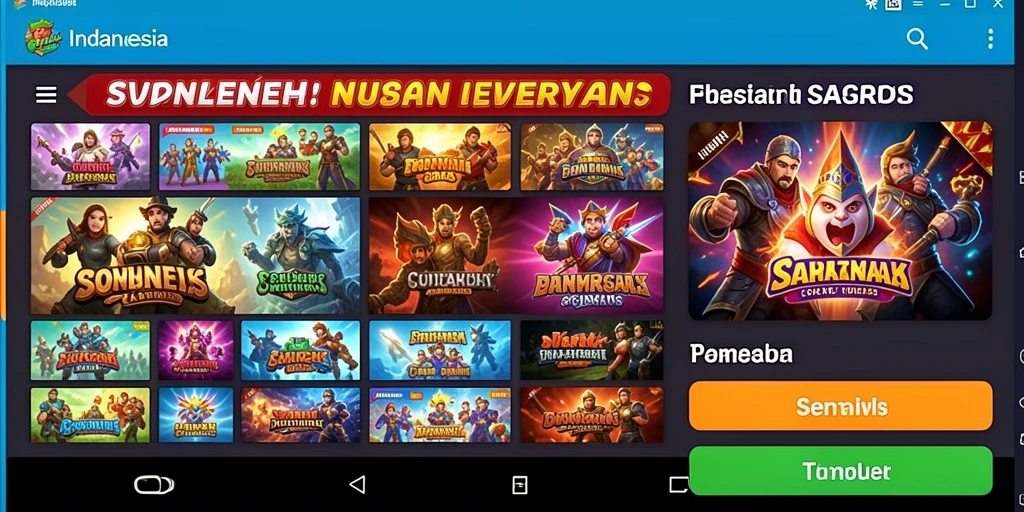 Tampilan antarmuka WARUNGBET yang user-friendly.